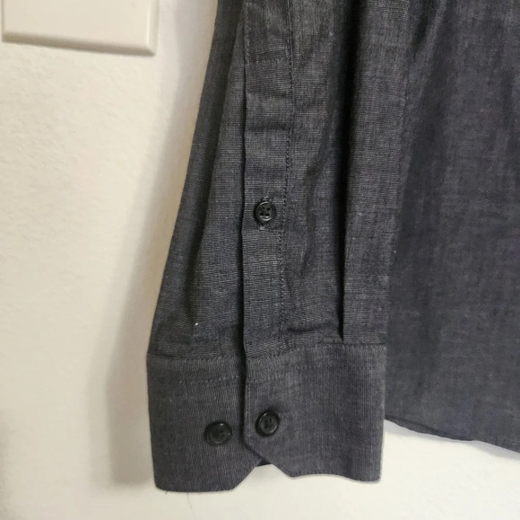 Men's gray‎ APT 9 button down shirt size medium - Picture 7 of 7